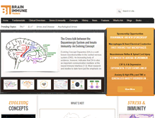 Tablet Screenshot of brainimmune.com